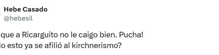 Hebe Casado se cruzó (de nuevo) con Ricardo Alfonsín, quien la trató de “grosera”, “maleducada” y barrabrava