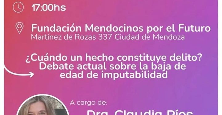 La fiscal Claudia Ríos dará una charla para la militancia de Luis Petri en Mendoza