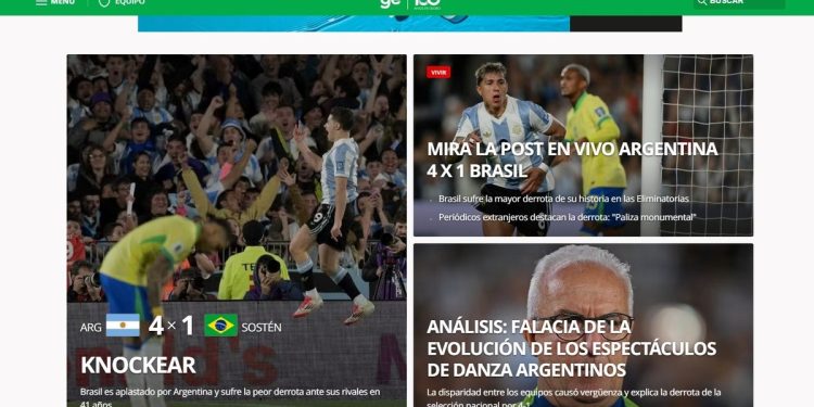 Las durísimas críticas de los medios de Brasil: “paliza”, “masacre” y la comparación con el 7-1 de Alemania