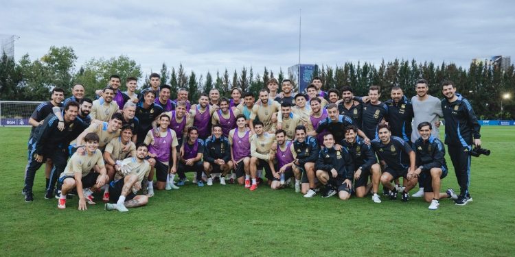 Picado en la previa en la Selección
