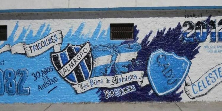 Almagro y CADU: la amistad que nació con cantos contra los ingleses durante la Guerra de Malvinas