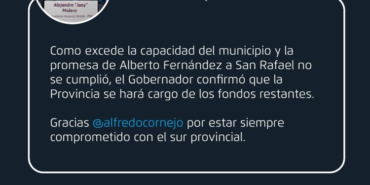 El Gobierno de Mendoza financiará el gasoducto del sur que había prometido Alberto Fernández
