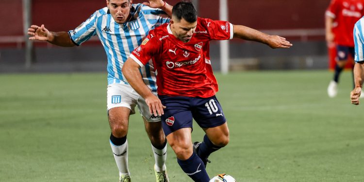 El Kun Agüero debutó en el Senior de Independiente y metió un gol en el 3-3 con Racing