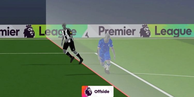 El offside semiautomático se usará en la Premier League
