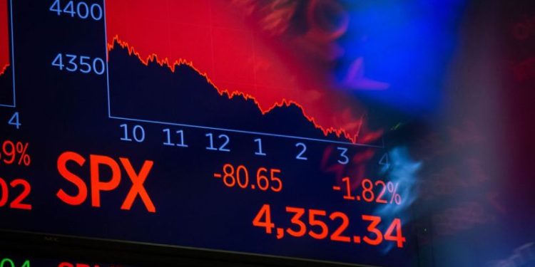Otro día de sangría en Wall Street: las pérdidas ya superan el 25% y el desplome no se detiene