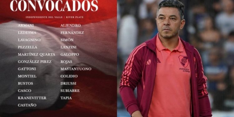 Sin Enzo ni Acuña, la lista de River para enfrentar a Independiente del Valle