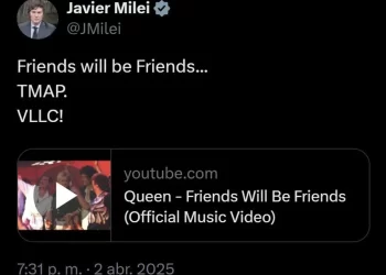 Un posteo de Milei con una canción de Queen en redes sociales generó fuerte polémica