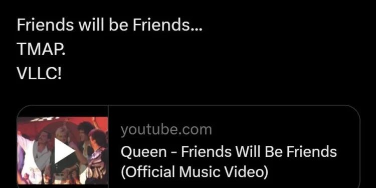 Un posteo de Milei con una canción de Queen en redes sociales generó fuerte polémica