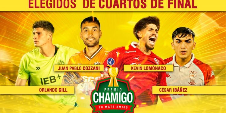 Kevin Lomónaco, Orlando Gill, Juan Pablo Cozzani y César Ibáñez fueron preseleccionados para competir por el Premio Chamigo