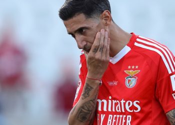 Las lágrimas de Ángel Di María tras perder la final de la Copa de Portugal con el Benfica