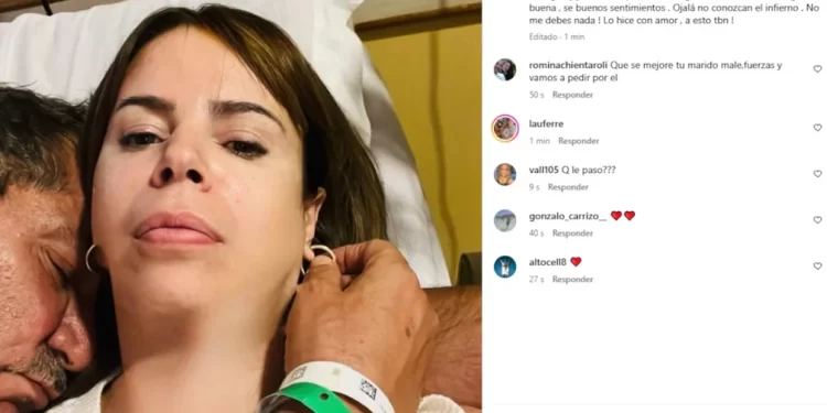 Marianela Mirra posteó una foto íntima en la cama junto a Alperovich