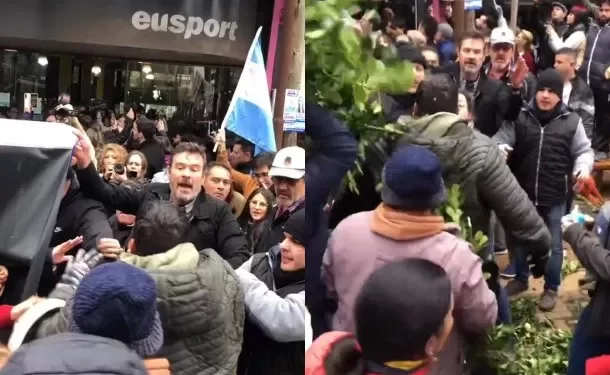 Tensión en Oberá durante una recorrida de Karina Milei donde hubo enojo e incidentes con productores yerbateros