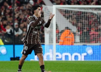 Taborda, luego de la histórica clasificación de Platense: “La clave fue cómo marcamos a Mastantuono”