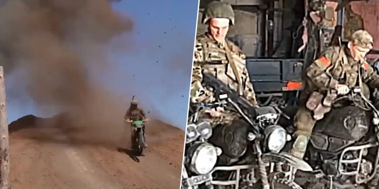 Rusia recurre a ofensivas en motocicleta para romper el frente ucraniano ante la amenaza de los drones pero con gran cantidad de bajas