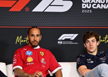 Como Hamilton: la llamativa llegada de Colapinto al paddock en Canadá