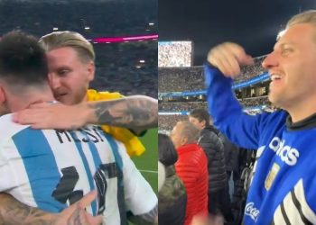 Fue rival de la Scaloneta en Qatar 2022 y viajó hasta la Argentina para alentar a la Selección