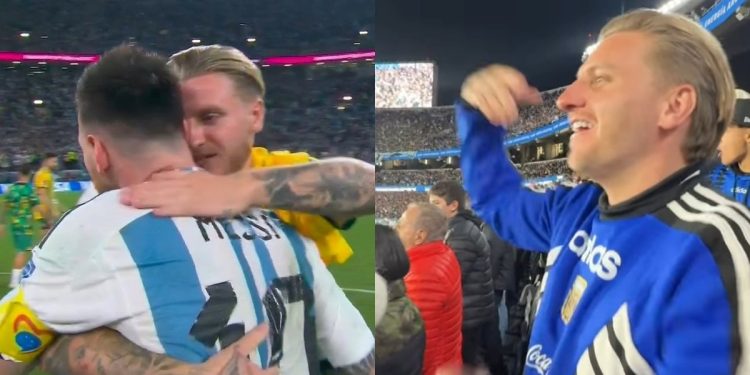 Fue rival de la Scaloneta en Qatar 2022 y viajó hasta la Argentina para alentar a la Selección