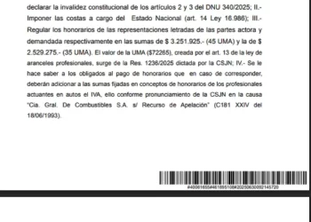 La Justicia declaró inconstitucional el decreto que limita el derecho a huelga