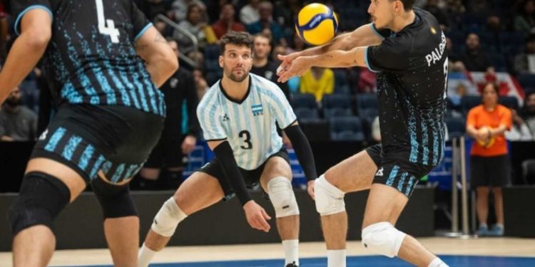Partidazo de la nueva Selección de vóley para ganarle a Canadá en la VNL