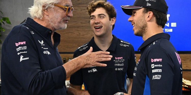 Qué dijo Flavio Briatore sobre Colapinto tras la mejor qualy con el Alpine