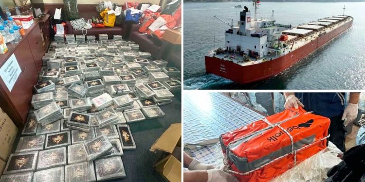 Detienen a otro tripulante filipino por el cargamento de cocaína denunciado por el Capitán de un buque en San Lorenzo