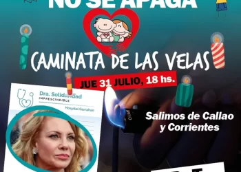 Bajo la consigna “el Garrahan no se apaga” realizarán una “Caminata de las Velas”