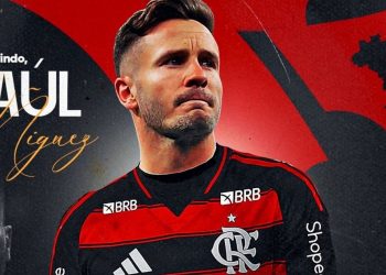 Saúl tuvo su despedida en el Atlético de Madrid y fue presentado en Flamengo