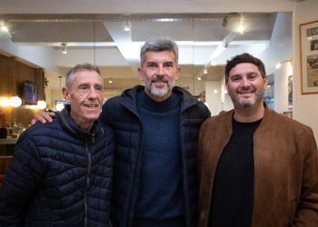 Ulpiano Suarez dijo “presente” en la reinauguración del Jockey Club