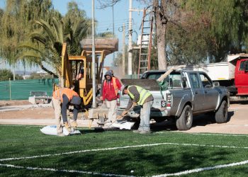 Ulpiano Suarez recorrió las obras de renovación de la Plaza Chamorro: “Va a ser una de las más lindas de la Ciudad”