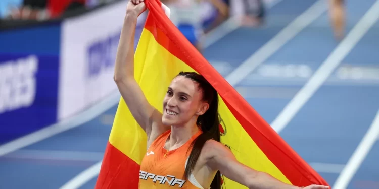 La ciudadrealeña Paula Sevilla logra su segundo oro en el Nacional al ganar en el 4×100 con el Facsa-Playas de Castellón