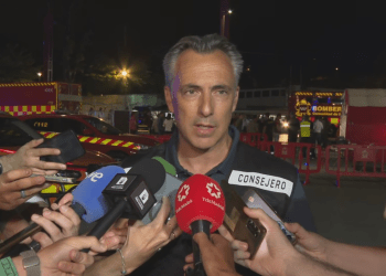 El consejero de Medio Ambiente apunta a una tormenta seca por encima de los 70 kilómetros por hora en el incendio de Tres Cantos