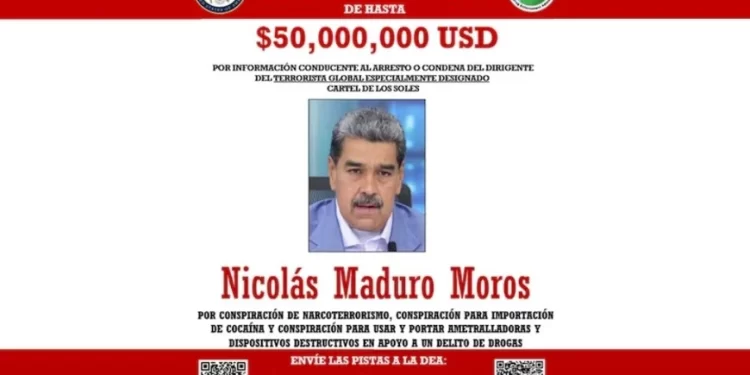 EE.UU. advierte no viajar a Venezuela y acusa a Maduro de liderar un “cartel narco-terrorista”