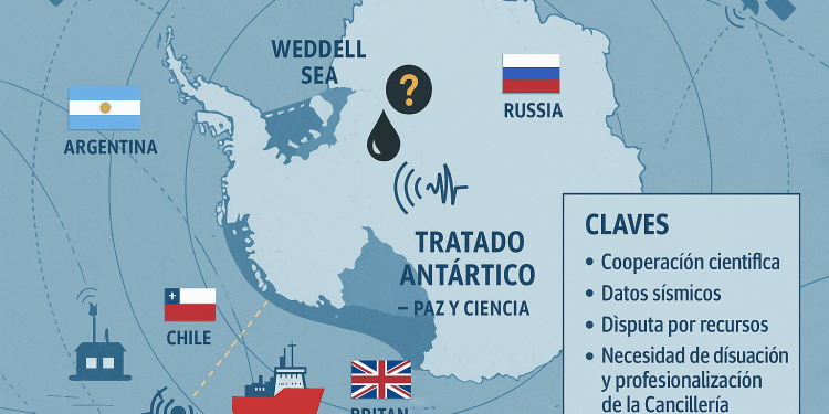 Antártida y diplomacia armada: Argentina ante el supuesto hallazgo ruso de 511.000 millones de barriles de petróleo, el retroceso del servicio exterior y Fuerzas Armadas deficitarias