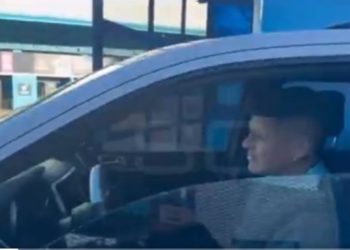 Así llegó Marcos Rojo a su primer entrenamiento con Racing