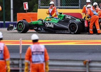 El compañero de Colapinto que tuvo problemas y se retiró de la práctica en Hungría