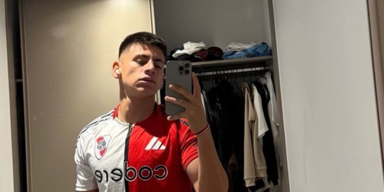 El Diablito Echeverri y un posteo para la gente de River