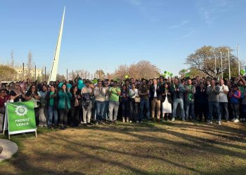El Frente Verde inició su campaña electoral en el Parque Central