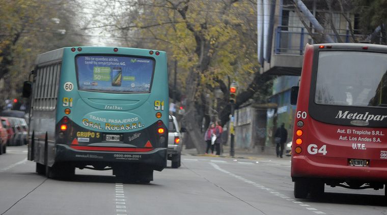 Otra noche sin micros en Mendoza