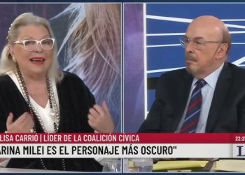 Carrió acusa a Milei de consumir pornografia infantil y señala a Karina como “el personaje más oscuro” en TV