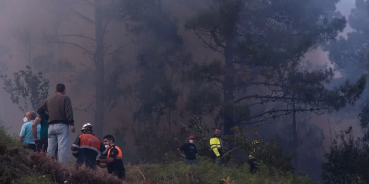 Un detenido cazado mechero en mano y varias investigaciones en marcha por la ola incendiaria en Galicia