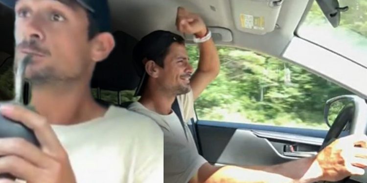 La travesía de Navone para llegar a Winston Salem: siete horas en la ruta, mates y “soy Toretto”