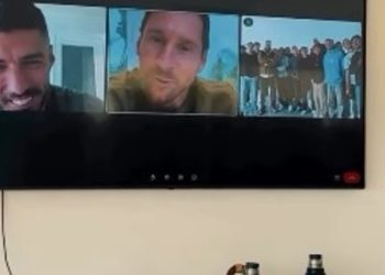 Video: el mensaje sorpresa de Messi y Suárez para los jugadores de su equipo uruguayo