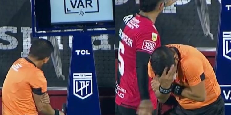 Video: La agresión de los hinchas de Newell’s a Merlos, antes de que expulsara a Regiardo