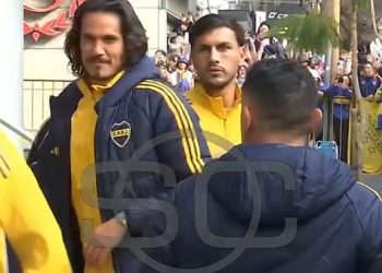 Videos: Boca llegó a Mendoza entre una multitud y algunos gritos de reclamo