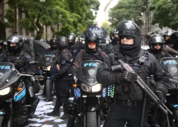 El Gobierno desplegó 1.100 efectivos federales para custodiar el Congreso durante la Marcha Federal