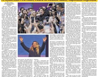 The New York Times: Karina Milei, la “primera hermana” que concentra poder y despierta polémicas