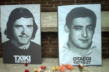 Txiki y Otaegi: Muestra cómo ‘mártires’ a etarras con los que el núcleo duro de Bildu busca legitimar la banda terrorista