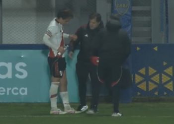 Atento River: Costantini tuvo una molestia en el clásico de Reserva y debió ser reemplazado