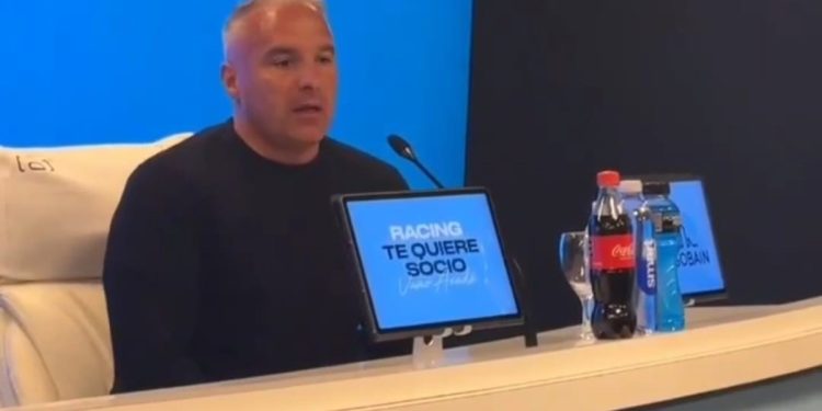 Berscé y un crudo diagnóstico en Racing: “Así no va, algo hay que cambiar”