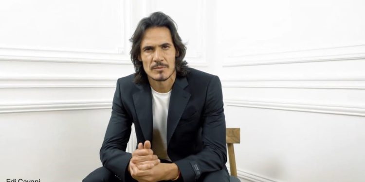 Cavani, entre su descanso en Salto y su incursión en el mundo del “skincare”